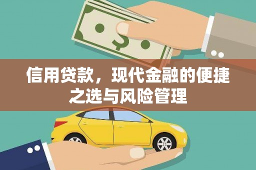 路北信用贷款，现代金融的便捷之选与风险管理