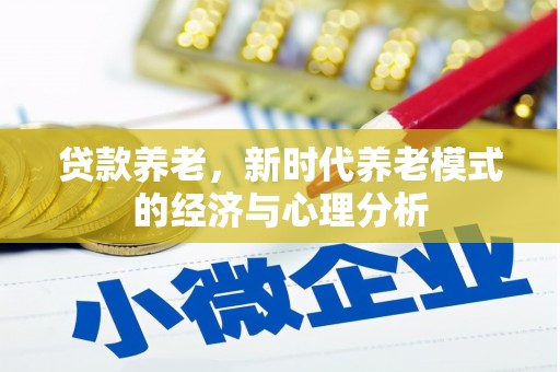 南宫贷款养老，新时代养老模式的经济与心理分析