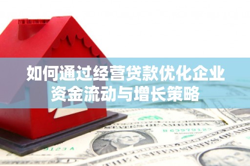 安居如何通过经营贷款优化企业资金流动与增长策略