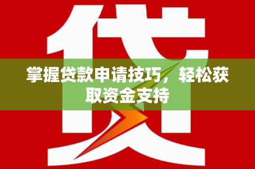 海南掌握贷款申请技巧，轻松获取资金支持