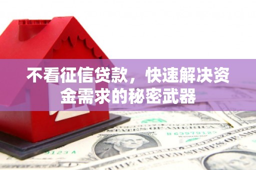 德保不看征信贷款，快速解决资金需求的秘密武器