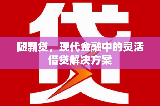 头份随薪贷，现代金融中的灵活借贷解决方案