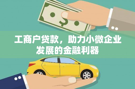 锡林郭勒盟工商户贷款，助力小微企业发展的金融利器