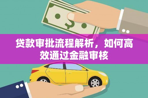 遂溪贷款审批流程解析，如何高效通过金融审核