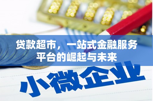 泰州贷款超市，一站式金融服务平台的崛起与未来