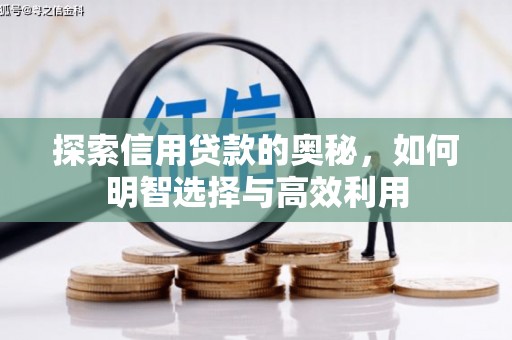 新津探索信用贷款的奥秘，如何明智选择与高效利用