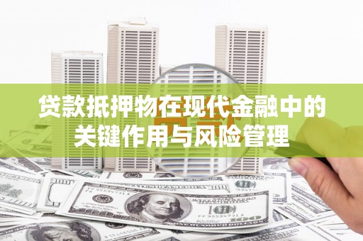 埔心贷款抵押物在现代金融中的关键作用与风险管理