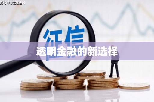 铜仁透明金融的新选择